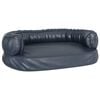vidaXL s&ouml;t&eacute;tk&eacute;k ergonomikus műbőr kutya&aacute;gy 60 x 42 cm