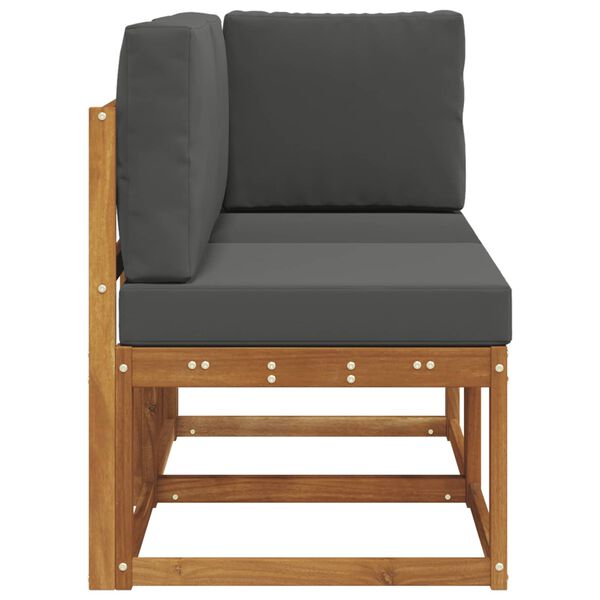 vidaXL K&uuml;lt&eacute;ri k&ouml;z&eacute;pső &eacute;s sarok kanap&eacute; 2 Darab Term&eacute;szetes &eacute;s antracit