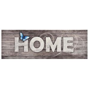 vidaXL &bdquo;Home&rdquo; felirat&uacute;, moshat&oacute; konyhai szőnyeg 45 x 150 cm