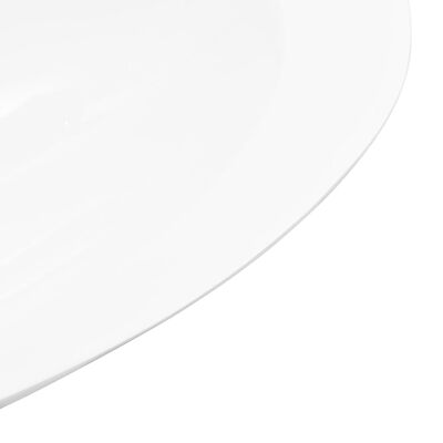 vidaXL fehér ásványöntvény/márványöntvény mosdókagyló 59,3x35,1x10,7 cm