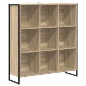 vidaXL K&ouml;nyvespolc 99.5 x 30 x 108.5 cm Szerelt Fa Sonoma