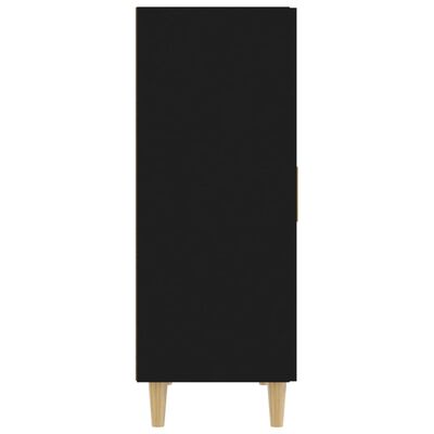 vidaXL fekete szerelt fa tálalószekrény 70 x 34 x 90 cm