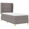 vidaXL Boxspring &aacute;gy matraccal S&ouml;t&eacute;tsz&uuml;rke 90x190 cm Sz&ouml;vet T&oacute;psz&iacute;nű