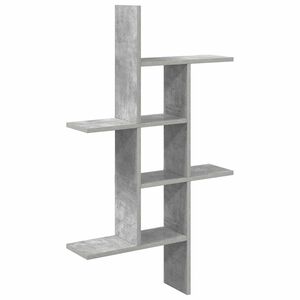 vidaXL Falpolc Betonsz&uuml;rke 61 x 15 x 102 cm Szerelt Fa