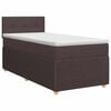 vidaXL Boxspring &aacute;gy matraccal S&ouml;t&eacute;t Barna 80 x 200 cm Sz&ouml;vet