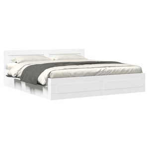 vidaXL feh&eacute;r &aacute;gykeret fejt&aacute;ml&aacute;val matrac n&eacute;lk&uuml;l 200x200 cm