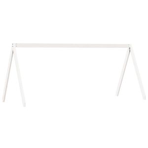 vidaXL feh&eacute;r t&ouml;m&ouml;r fenyőfa gyerek&aacute;gytető 209 x 95,5 x 88 cm
