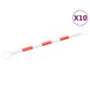 vidaXL 10 db ABS kih&uacute;zhat&oacute; terelőb&oacute;ja-korl&aacute;t 116-197 cm