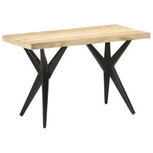 vidaXL t&ouml;m&ouml;r mang&oacute;fa &eacute;tkezőasztal 120 x 60 x 76 cm