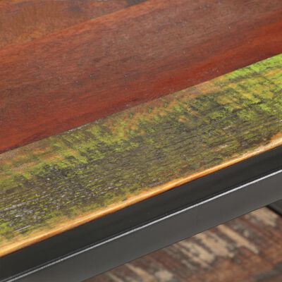 vidaXL tömör újrahasznosított fa dohányzóasztal 60 x 60 x 35 cm