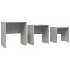 vidaXL 3 db betonsz&uuml;rke szerelt fa rak&aacute;solhat&oacute; doh&aacute;nyz&oacute;asztal