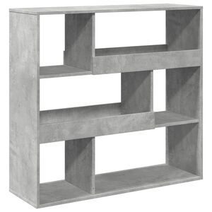 vidaXL betonsz&uuml;rke t&eacute;relv&aacute;laszt&oacute; k&ouml;nyvszekr&eacute;ny 100 x 33 x 94,5 cm