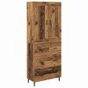 vidaXL Magasfi&uacute; 2 db &Ouml;reg fa 69,5 x 34 x 180 cm Szerelt Fa