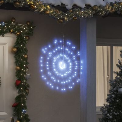 vidaXL karácsonyi hideg fehér csillagfény 140 db LED 17 cm