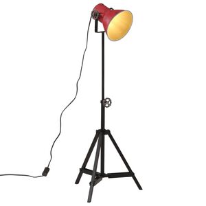 vidaXL kopott piros &aacute;ll&oacute;l&aacute;mpa 25 W 35x35x65/95 cm E27