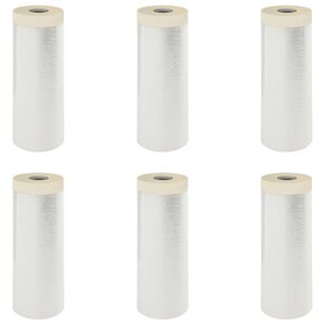 vidaXL Ragaszt&oacute;s Porsz&iacute;v&oacute;lepedő 6 db &Aacute;tl&aacute;tsz&oacute; 240 x 2000 cm HDPE