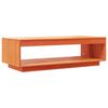 vidaXL viaszbarna t&ouml;m&ouml;r fenyőfa doh&aacute;nyz&oacute;asztal 110 x 50 x 33,5 cm
