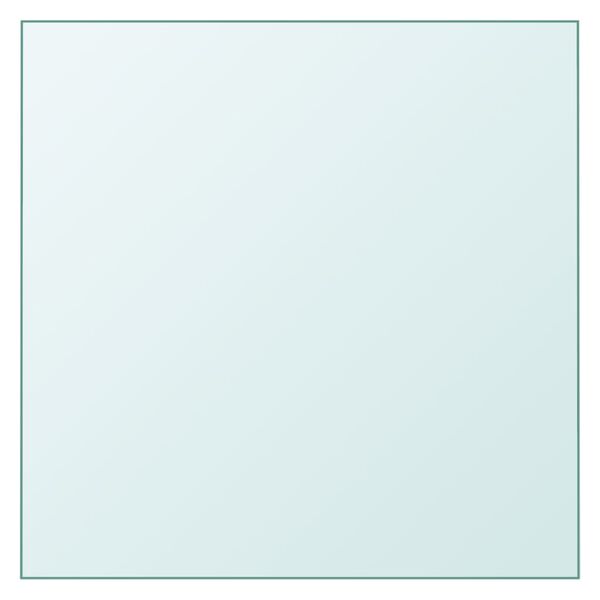 vidaXL átlátszó edzett üveg asztallap 40 x 40 cm