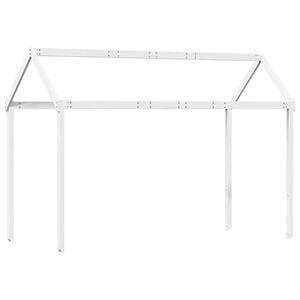 vidaXL feh&eacute;r t&ouml;m&ouml;r fenyőfa gyerek&aacute;gytető 217 x 95,5 x 159 cm