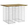 vidaXL gabion mint&aacute;s impregn&aacute;lt fenyőfa kerti asztal 100 x 70 x 72 cm