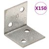 vidaXL 150 db horganyzott ac&eacute;l saroktart&oacute; 2 mm 30x25x30 mm