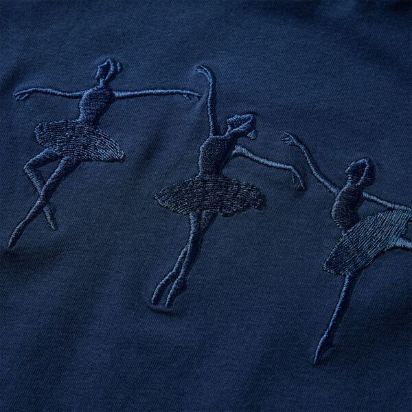 Tengerészkék hosszú ujjú gyerekpóló 104