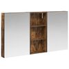 vidaXL F&uuml;rdőszobai Szekr&eacute;ny Szett 3 db 110 x 10,5 x 60,5 cm Szerelt fa