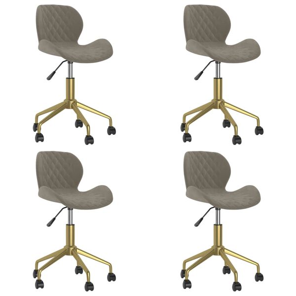 vidaXL 4 db vil&aacute;gossz&uuml;rke b&aacute;rsony forg&oacute; &eacute;tkezősz&eacute;k