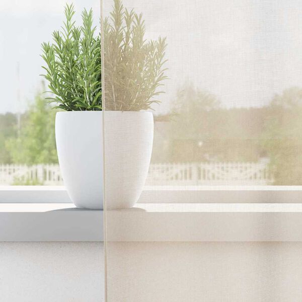 vidaXL 2 db kr&eacute;m sz&iacute;nű f&aacute;tyolf&uuml;gg&ouml;ny&ouml;k f&uuml;lecske tetej&eacute;vel 140x260 cm