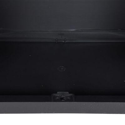 vidaXL szürke és fekete PP kültéri tárolószekrény 65 x 37 x 165 cm