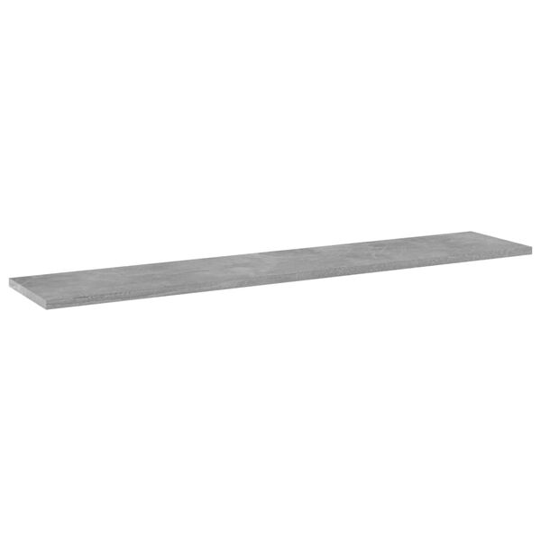 vidaXL 8 db betonszürke forgácslap könyvespolc 100 x 20 x 1,5 cm