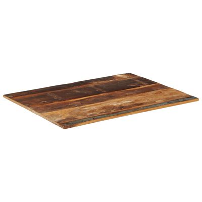 vidaXL négyszögű tömör újrahasznosított fa asztallap 70x90 cm 15-16 mm