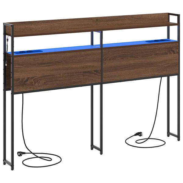 vidaXL T&aacute;rol&oacute; fejt&aacute;mla polcokkal t&aacute;rol&oacute;val barna t&ouml;lgy 150 cm Faanyag