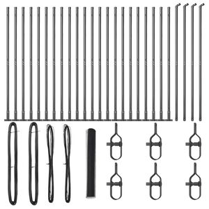 vidaXL Ker&iacute;t&eacute;soszlop Sz&uuml;rke