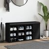 vidaXL fekete szerelt fa cipőt&aacute;rol&oacute; pad 102 x 32 x 50 cm