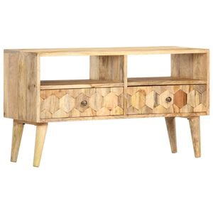 vidaXL t&ouml;m&ouml;r mang&oacute;fa TV-szekr&eacute;ny 90 x 30 x 50 cm