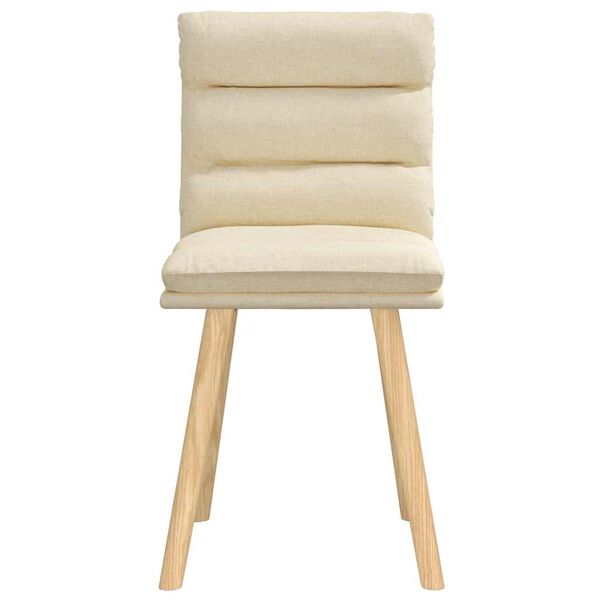 vidaXL 2 db kr&eacute;msz&iacute;nű sz&ouml;vet &eacute;tkezősz&eacute;k