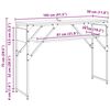 vidaXL Konzolasztal &Ouml;reg fa 105x30x75cm Faanyag