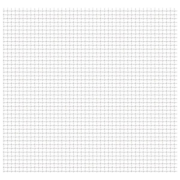 vidaXL krimpelt rozsdamentes ac&eacute;l kerti dr&oacute;tker&iacute;t&eacute;s 50x50cm 31x31x3mm