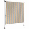vidaXL s&aacute;rga &eacute;s feh&eacute;r sz&ouml;vet &eacute;s ac&eacute;l k&uuml;lt&eacute;ri rol&oacute; 150 x 270 cm