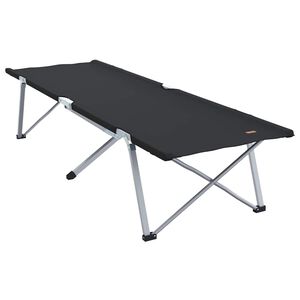 vidaXL &Ouml;sszecsukhat&oacute; Kemping &Aacute;gy Fekete 194 x 62,5 x 42,5 cm