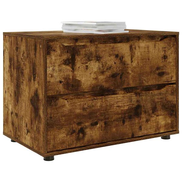 vidaXL T&aacute;rol&oacute;szekr&eacute;ny F&uuml;st&ouml;lt t&ouml;lgy 80 x 48 x 57 cm Faanyag