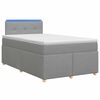 vidaXL Boxspring &aacute;gy matraccal Vil&aacute;gossz&uuml;rke 120 x 190 cm Sz&ouml;vet