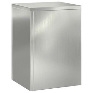 vidaXL N&ouml;v&eacute;ny&aacute;llv&aacute;ny 3 db Ez&uuml;st 24 x 24 x 75 cm Horganyzott Ac&eacute;l