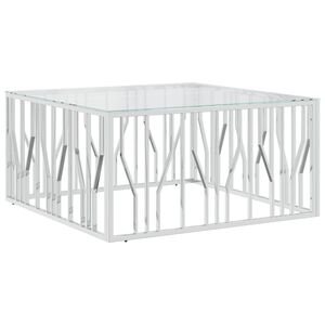 vidaXL &uuml;veg &eacute;s rozsdamentes ac&eacute;l doh&aacute;nyz&oacute;asztal 100x100x50 cm