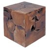 vidaXL 4 db barna t&ouml;m&ouml;r tikfa zs&aacute;moly 40x40x45 cm
