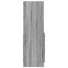 vidaXL sz&uuml;rke sonoma sz&iacute;nű szerelt fa magasszekr&eacute;ny 92 x 33 x 100 cm