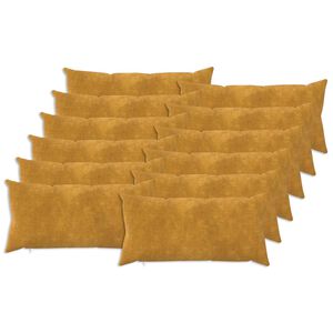 vidaXL P&aacute;rna huzat 12 pcs HEERLEN S&aacute;rga 40 x 80 cm Mikrosz&aacute;las Pl&uuml;ss