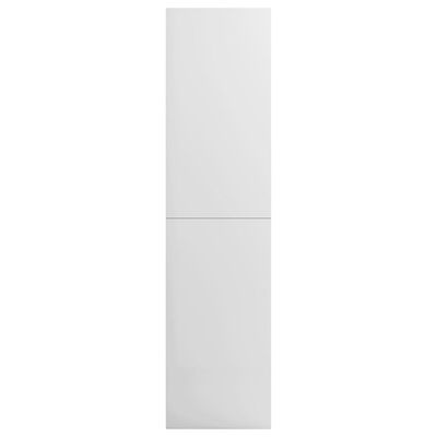 vidaXL magasfényű fehér szerelt fa ruhásszekrény 100 x 50 x 200 cm