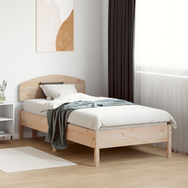 vidaXL tömör fenyőfa fejtámla 90 cm